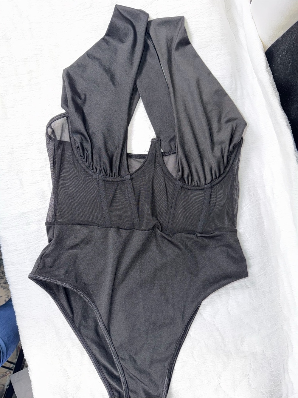 Amazon Black Girls' One-Piece Swimsuit with Halter and Mesh Accents